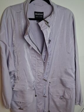 Braefair Lavender Utility Jacket with Toggle Closures